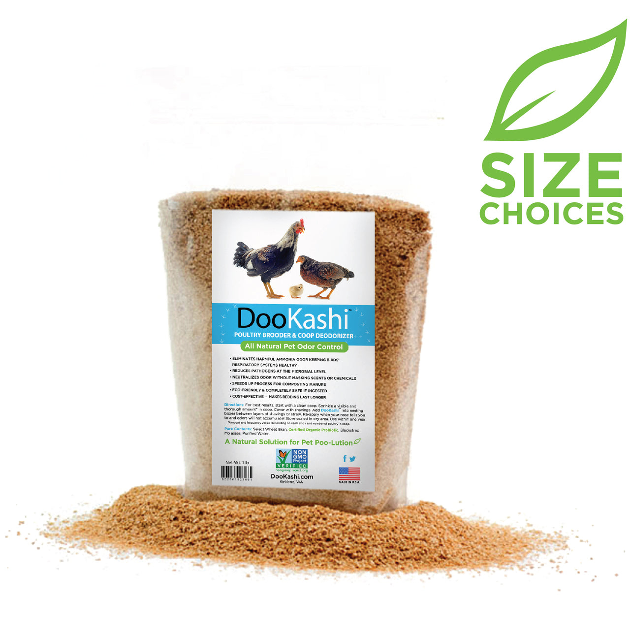 DooKashi-Poultry Brooder and Coop Deodorizer