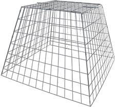 Pyramid Collapsible Chicken Holding Cage - for integrating new chickens